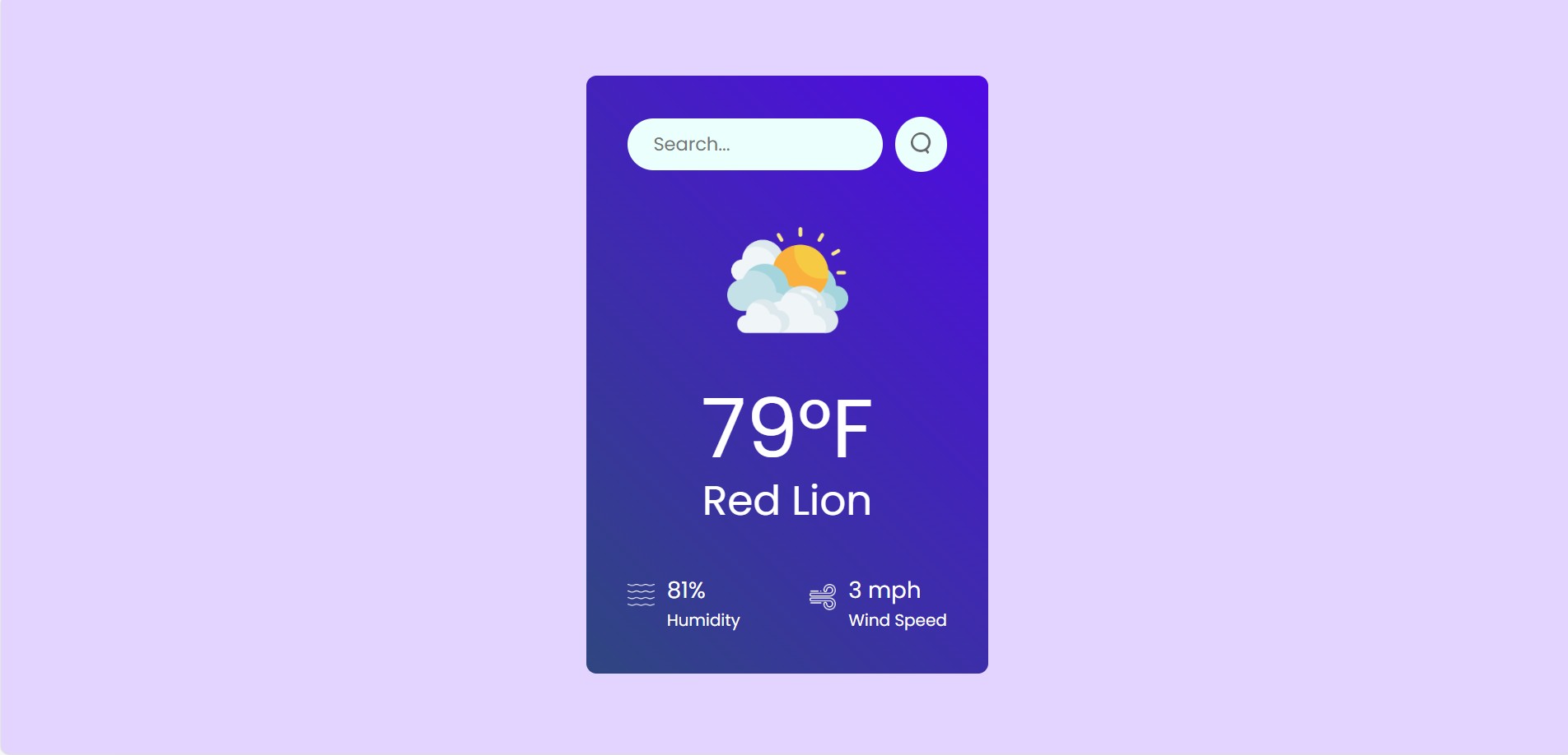 Weather App preview